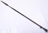 Very Interesting and Rare 19th Century Zulu Spear “Assegai” Carved to Resemble Martini Henry Rifle