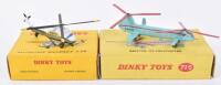 Two Boxed Dinky Toys Helicopters