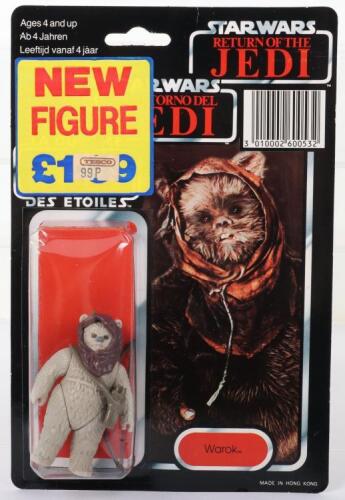 Palitoy General Mills Star Wars Tri Logo Return of The Jedi Warok Vintage Original Carded Figure