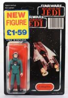 Palitoy General Mills Star Wars Tri Logo Return of The Jedi A-Wing Pilot Vintage Original Carded Figure