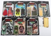 Six Opened Star Wars Return of the Jedi figures