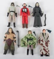 Six Vintage Star Wars Return of the Jedi Loose Figures,