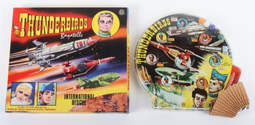 Scarce Louis Marx Toys Swansea Thunderbirds International Rescue Bagatelle