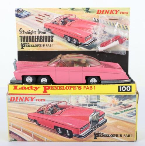 Dinky Toys Boxed 100 Lady Penelope’s FAB 1 From TV series ‘Thunderbirds