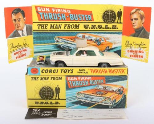 Corgi Toys 497 The Man From Uncle Gun Firing “Thrush Buster” Oldsmobile, white body