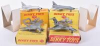 Four Boxed Dinky Toys Fighter Aircraft