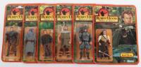 Six Kenner Robin Hood Prince Of Thieves original carded Figures