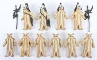 Ten Loose Vintage Star Wars Return Of The Jedi Logray Figures