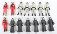 Loose Vintage Star Wars Return Of The Jedi Figures, The Emperor, AT-ST Driver, B-Wing Pilot,