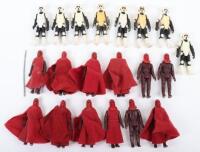 Loose Vintage Star Wars Return Of The Jedi Biker Scout & Emperors Royal Guard Figures
