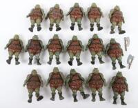 Sixteen Loose Vintage Star Wars Return Of The Jedi Gamorrean Guard Figures