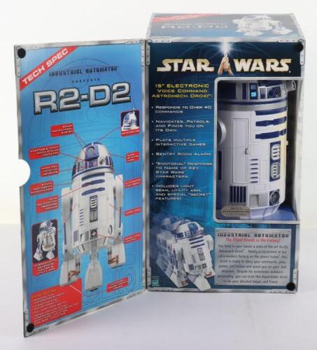 2002 Hasbro 15-inch boxed electronic Star Wars R2-D2