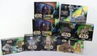 Selection of Star wars Power of the force playsets and figures