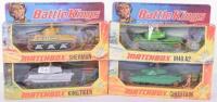 Four Boxed Matchbox Battlekings Tanks