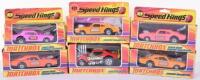 Six Boxed Matchbox Speedkings Dragster Cars