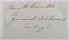 Signature of the Duke of Wellington - 2