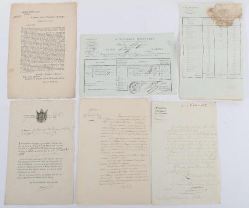 Five Documents Relating to the Napoleonic French Campaign
