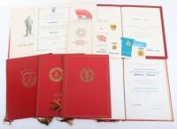 Another Very Large DDR Collection of Military Award Documents