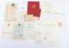 Another Very Large DDR Collection of Military Award Documents - 2