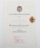 Large Collection of Post War Austrian Awards Documents to Rudolf Trobinger - 6