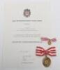 Large Collection of Post War Austrian Awards Documents to Rudolf Trobinger - 8