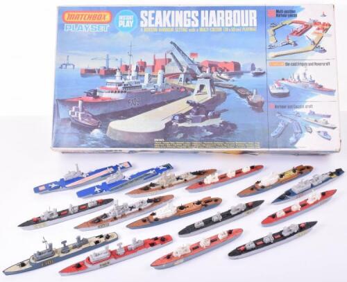 Boxed Matchbox Seakings Harbour PS-3 Play Set