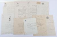 Interesting Collection of Military "Commissions" and Others to Colonel Charles Devos who served in the Belgian Army from the 1860's until c.1902