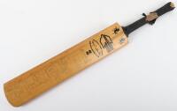 Cricket Bat Signed by the 1972 England and Australian Teams