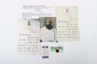 Interesting Autographed Letter Written and Signed by W G Grace on his Monogrammed Notepaper Nov.9th 1890