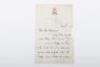 Interesting Autographed Letter Written and Signed by W G Grace on his Monogrammed Notepaper Nov.9th 1890 - 3