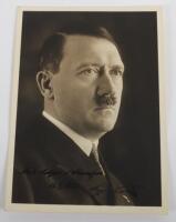 Dedicated Signed Hoffmann Photograph of Adolf Hitler in Silver Frame