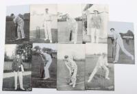 Small Collection of Kent Cricketing Postcards