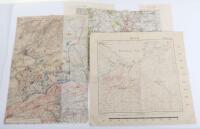 3x Original WW1 German Trench Maps