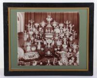 Framed & Glazed Photograph of Regimental Silverware