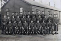 Group Photograph Sgt P McCarthy's Squad Irish Guards, Nov. 1940