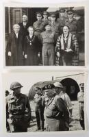 Two Press Photographs of Field Marshal Montgomery