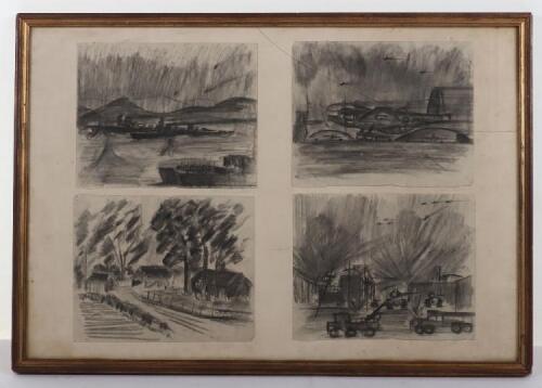 WW2 British Soldiers Personal Sketches