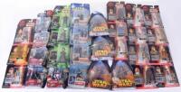 Thirty Hasbro Star Wars carded figures