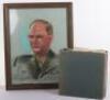 Important Archive & Pastel Portrait to Captain Robert P Hare USAAF Who Became Commanding Officer HQ Squadron 29 Bombardment Group (H) Air Force Combat Command - 17