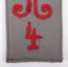 WW1 Kraftfahr-Battalion (Motor Transport) Nr 4 Field Grey Shoulder Strap - 3