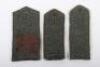 3x WW1 German Field Grey Other Ranks Shoulder Straps - 2