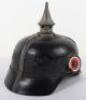 WW1 Prussian Regimentally Marked M-15 Pickelhaube - 7