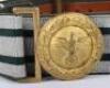 Rare Third Reich Full Parade Senior Forestry Official from Baden / Hesse Brocade Belt and Buckle - 2