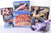 Seven Boxed Hasbro 1999-2000 Star Wars items