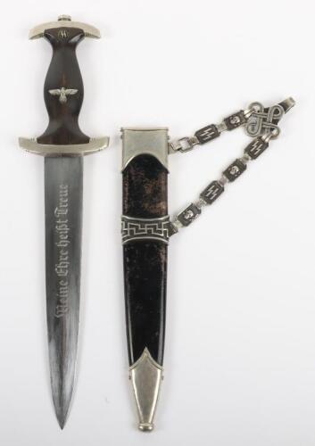 Third Reich SS Officers Chained Dress Dagger