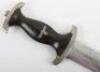 Third Reich SS Officers Chained Dress Dagger - 11