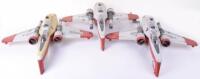 Six Unboxed Hasbro 2005 Star Wars Revenge Of The Sith Arc-170 Fighters