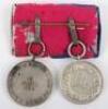 WW2 German Armed Forces Court Mounted Medal Pair - 2