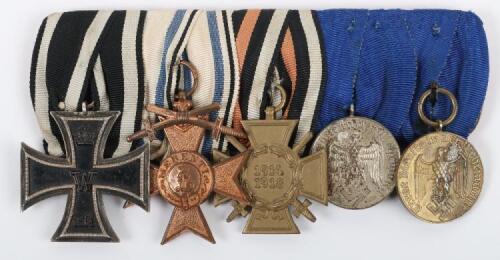 WW1 / WW2 German Court Mounted Medal Group of Five