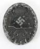 WW2 German Black Wound Badge by Eugen Schmidthaussler Pforzheim (ESP)